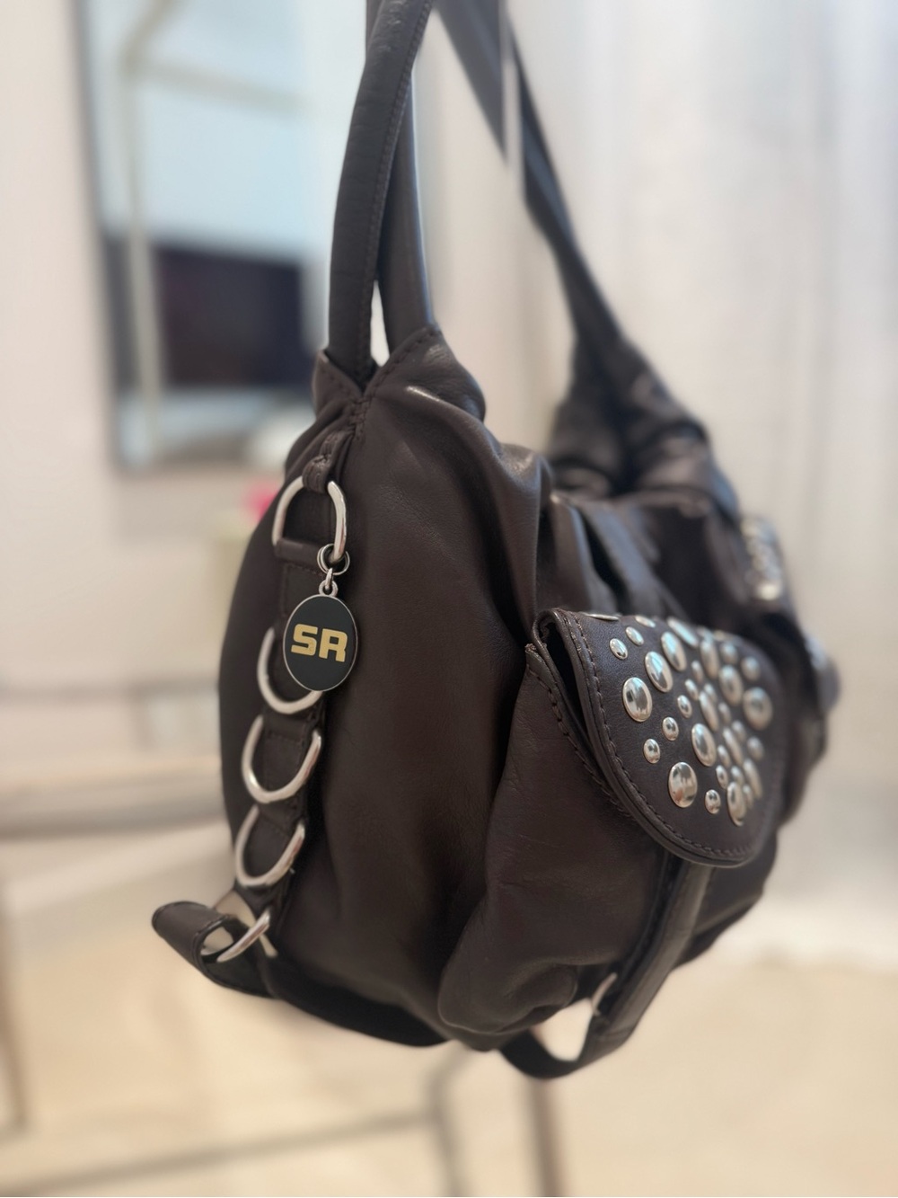 Sonia Rykiel Domino Studded Bag - Picture 6 of 6